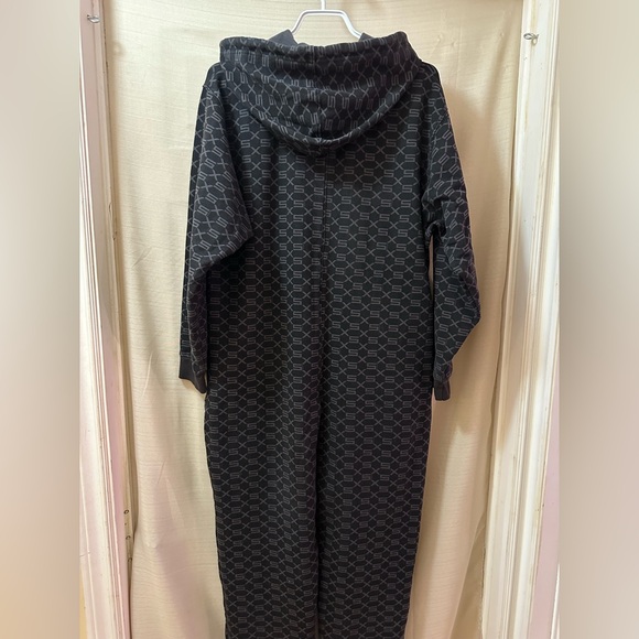 Savage X Fenty Women’s Hooded Lounge Onesie Size Large Zip Front Pockets - Picture 8 of 9